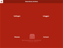 Tablet Screenshot of notarishuis-arnhem.nl